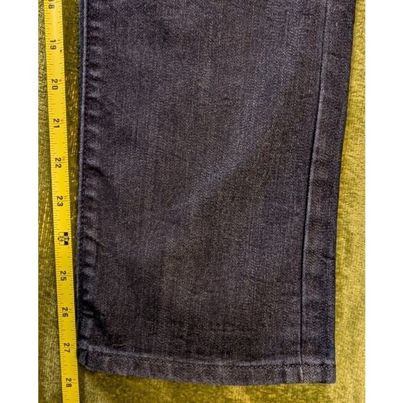 Gap 1969 Slim Straight Denim Jeans Stretch Cotton Blend 8 Dark Wash Retro Preppy - Picture 6 of 11